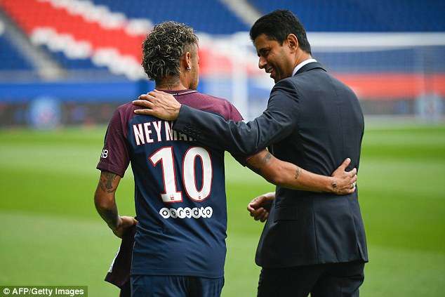 Ông chủ Nasser Al-Khelaifi tin PSG đạt đến đỉnh cao mới cùng Neymar